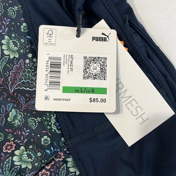 Puma x Liberty Golf Skort Floral Navy Blazer NWT - Picture 14 of 16